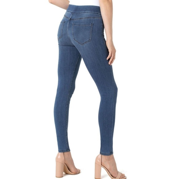 NWT verpool Women's Sienna Legging Pull-On Denim Jean 30" Inseam - Picture 3 of 8